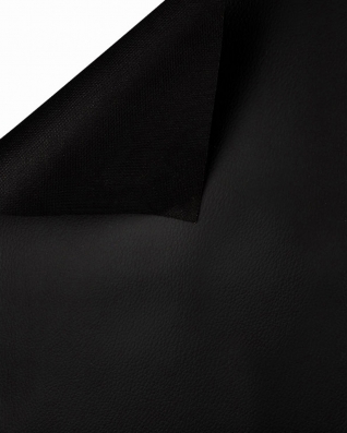 Imitation leather Bono 580 black 148 cm
