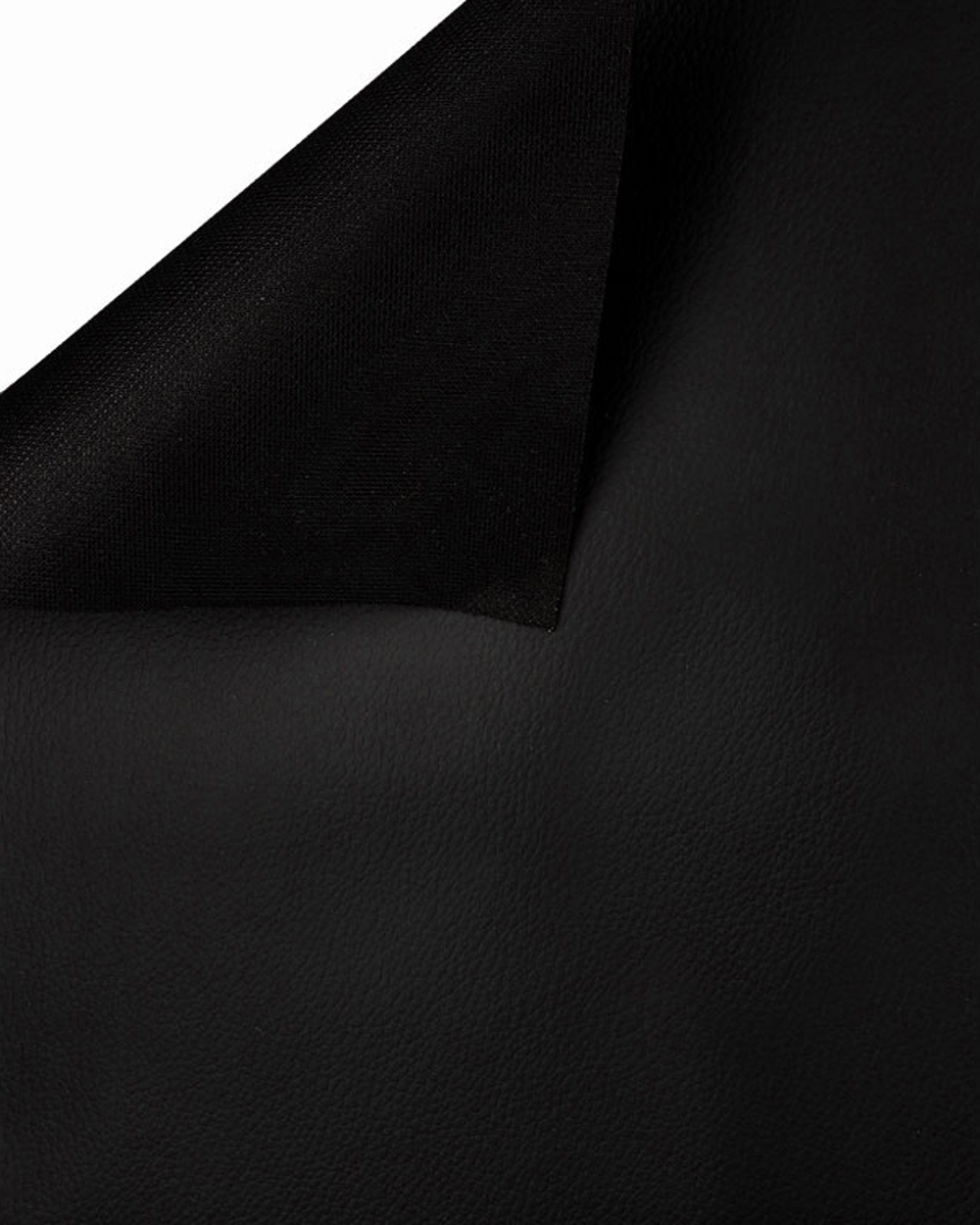 Imitation leather Bono 580 black 148 cm