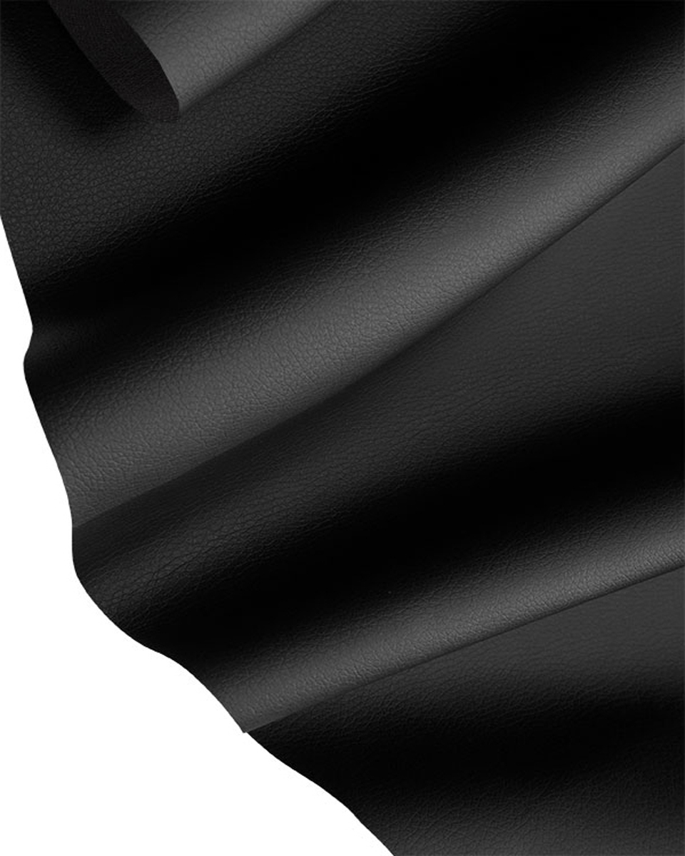 Imitation leather Bono with adhesive 580  black 148 cm