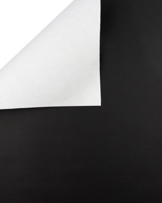 Imitation leather Bono with adhesive 580 black 148 cm