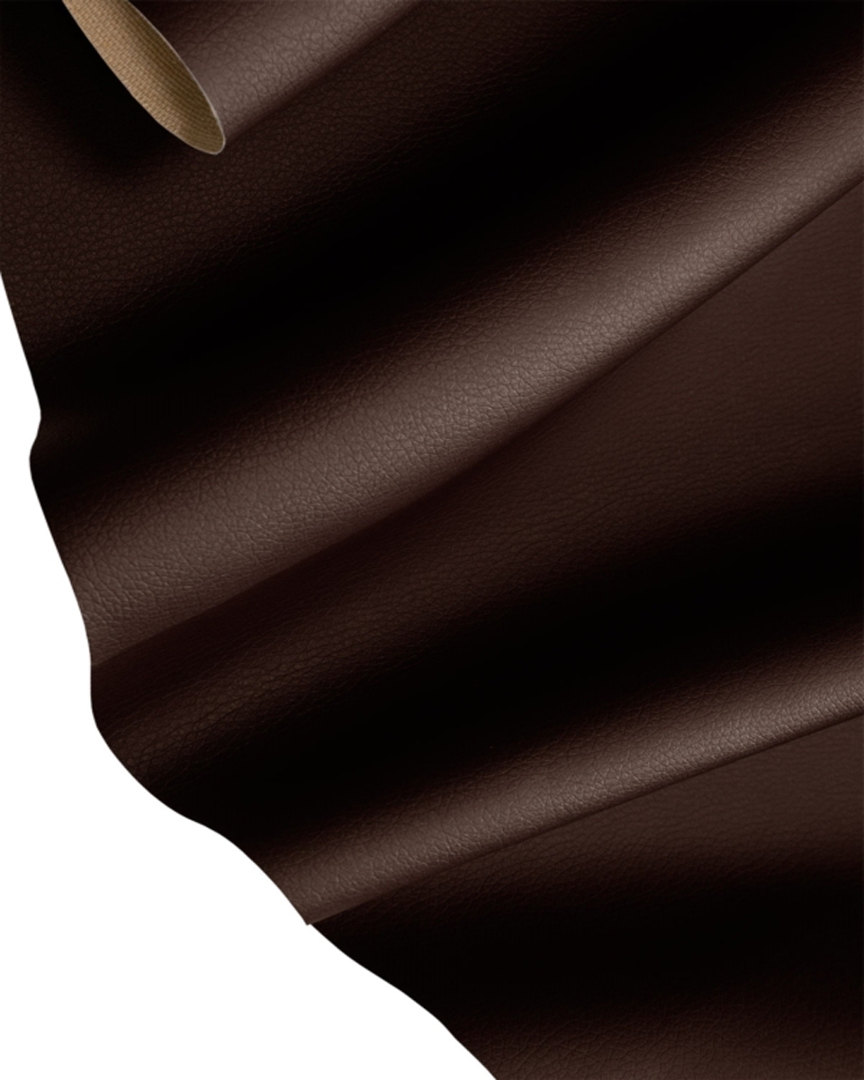 IMITATION LEATHER SOFT DARK BROWN 140 CM 1 MB