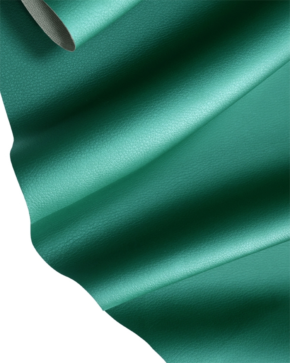 UMĚLÁ KŮŽE SOFT ZELENÁ 140 CM 1  M