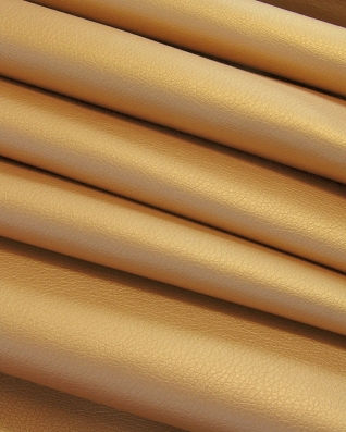 KUNSTLEDER SOFT GOLD  CM  1  LM