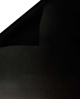 POLYESTER FABRIC MICROFIBRA BLACK 580 148 CM 1 MB