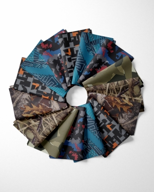 600D*300D PVC Polyester Fabric Swatch – Pattern   I
