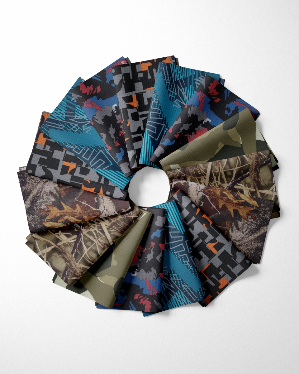 600D*300D PVC Polyester Fabric Swatch – Pattern   I