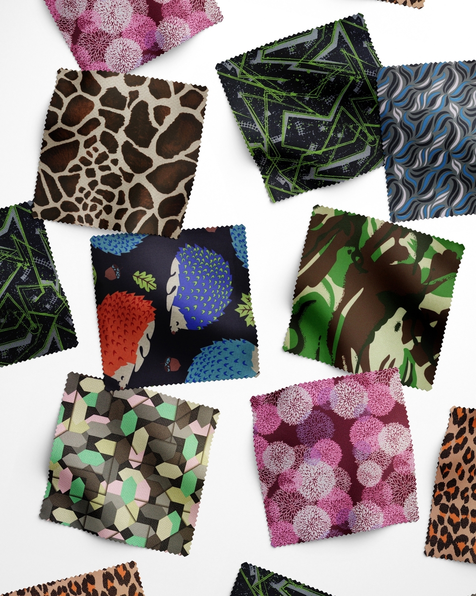 600D*300D PVC Polyester Fabric Swatch – Pattern II