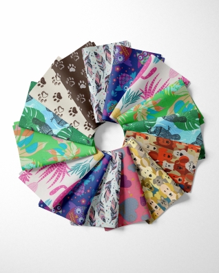 600D*300D PVC Polyester Fabric Swatch – Pattern III