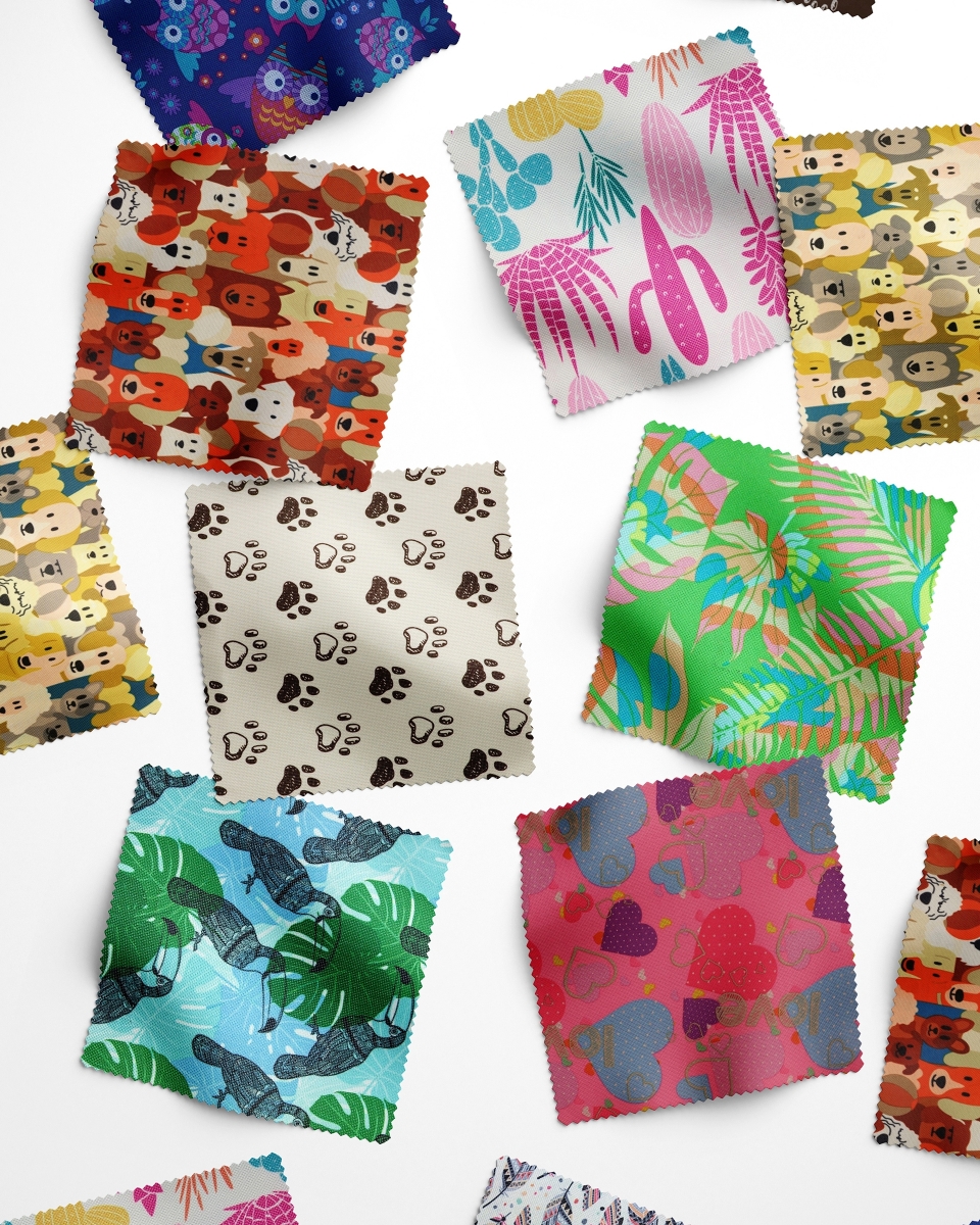 600D*300D PVC Polyester Fabric Swatch – Pattern III