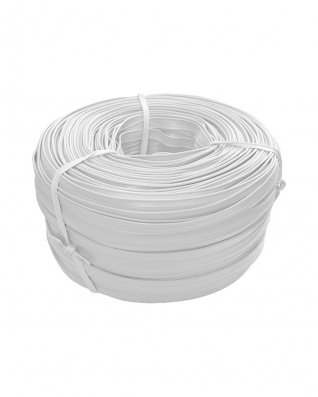 Biesen 10 mm weiß
