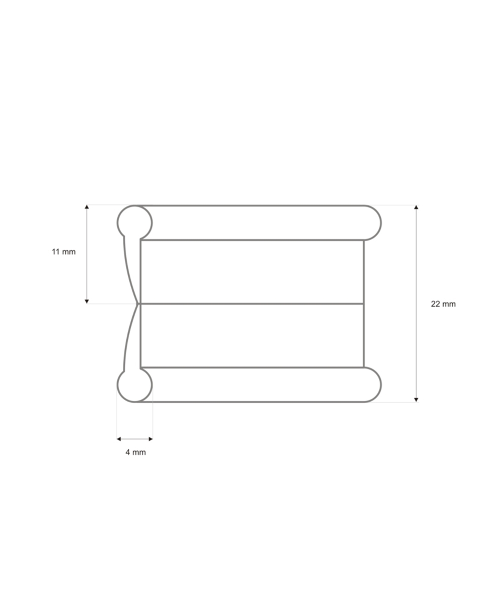 Binding tape 10 mm red
