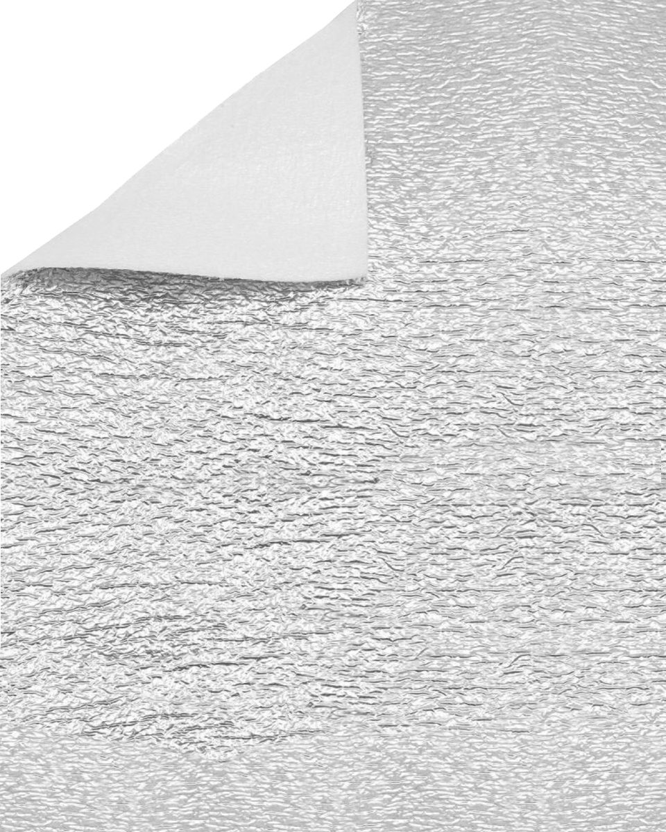 POLYETHYLEN FOAM NON-CURED   3/1000 MM SILVER 1 MB
