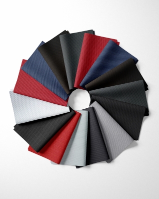 1680D PU/PVC-Polyesterstoffe-Musterkarte