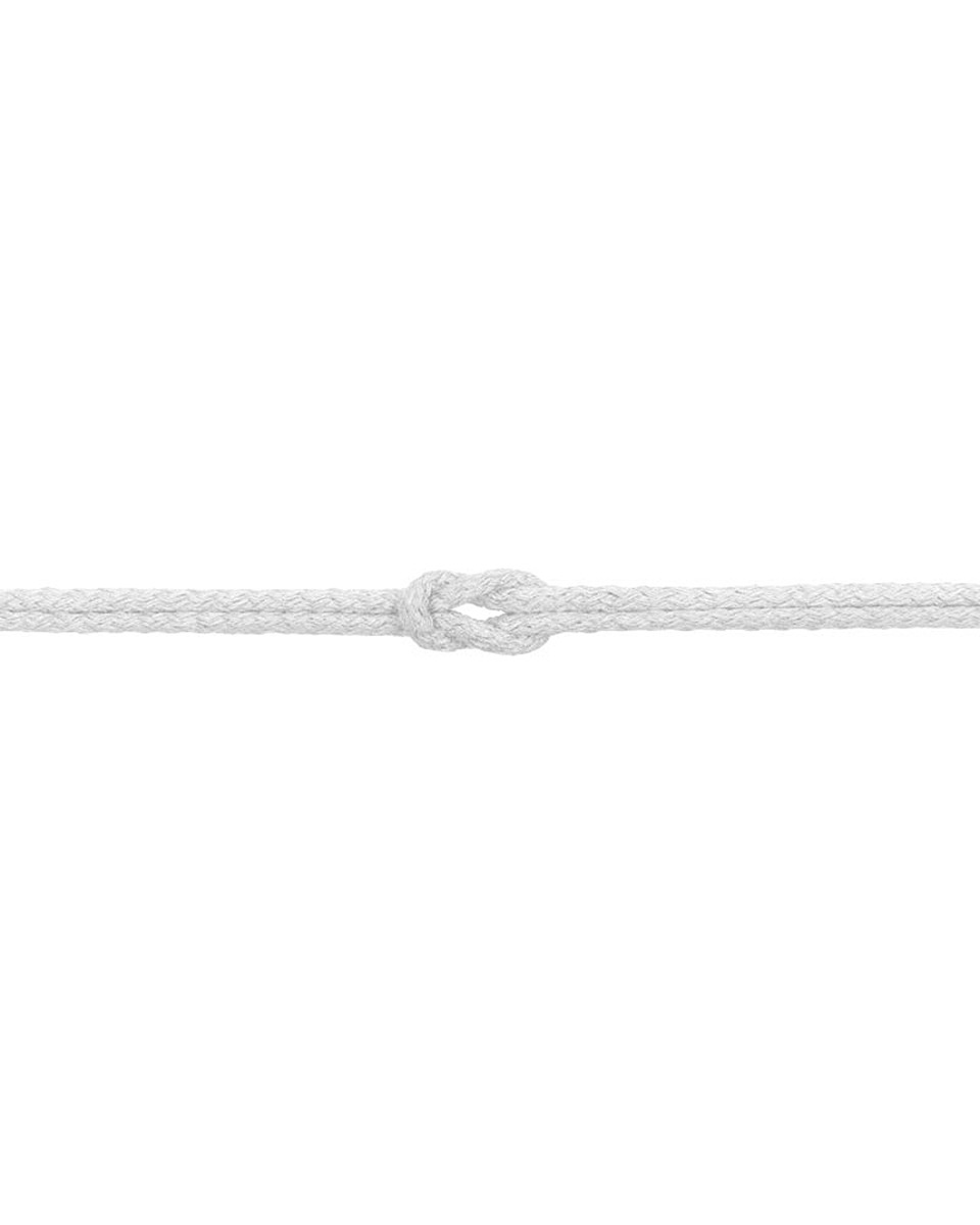 Sznurek bawełniany 5 mm biały (0003)