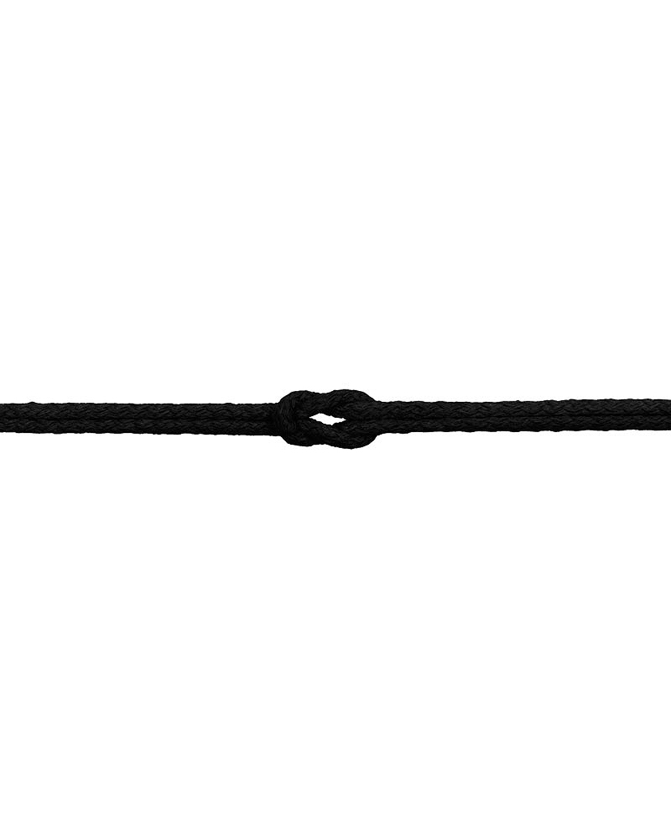 Sznurek bawełniany 5 mm czarny (0099) Sznurek bawełniany 5 mm czarny (0099)