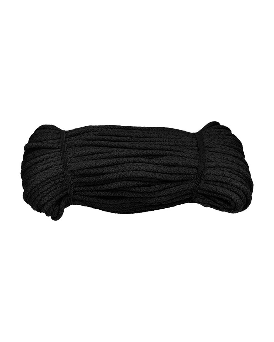 Sznurek bawełniany 5 mm czarny (0099) Sznurek bawełniany 5 mm czarny (0099)