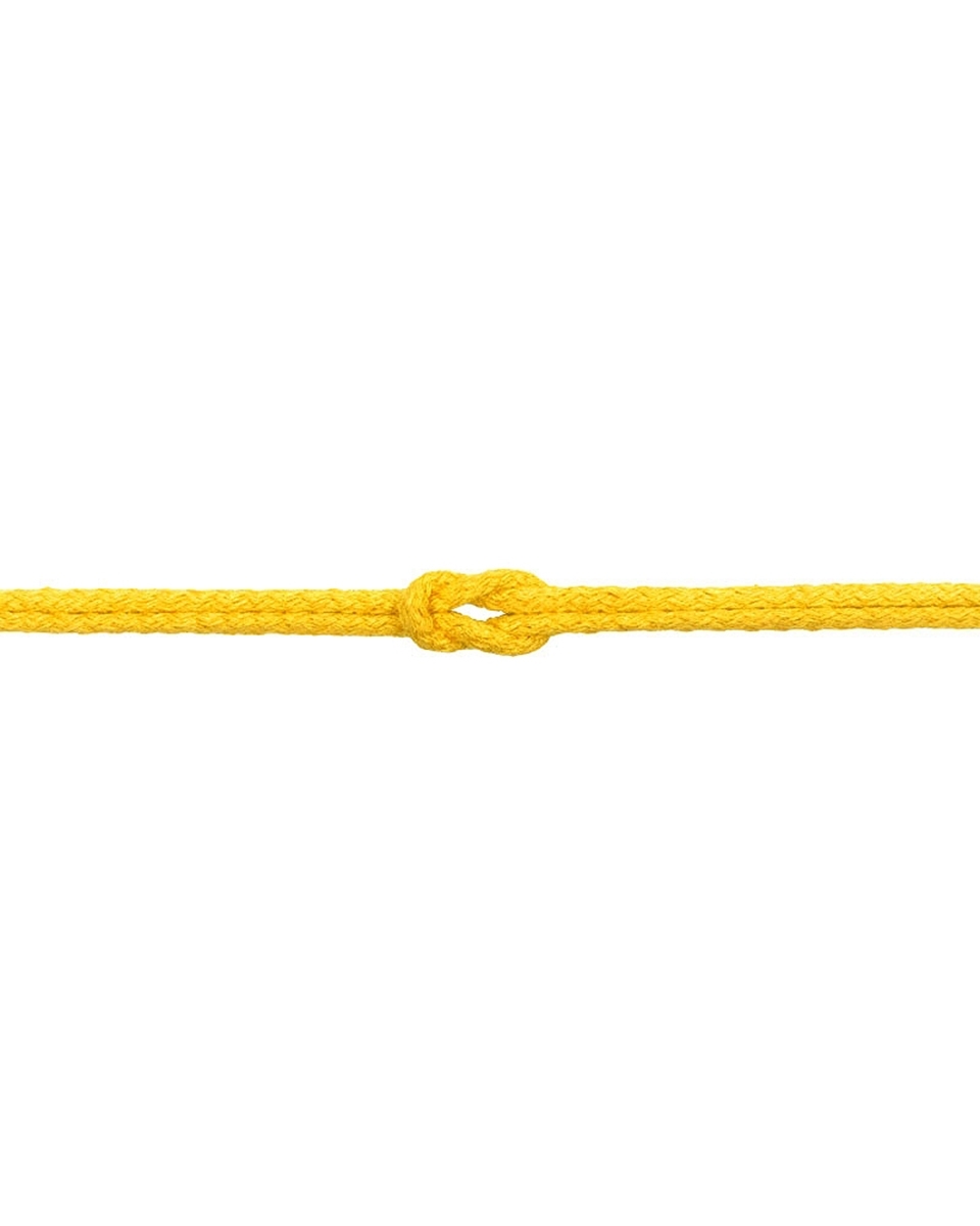 Sznurek bawełniany 5 mm jasnożółty (1605) Sznurek bawełniany 5 mm jasnożółty (1605)