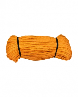 Sznurek bawełniany 5 mm żółty (1606)