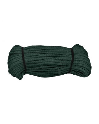 Sznurek bawełniany 5 mm ciemnozielony (1617)