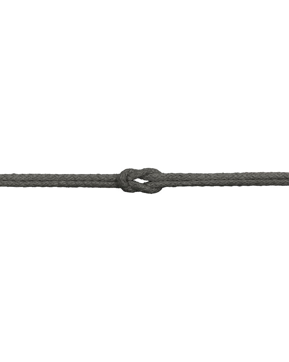 Sznurek bawełniany 5 mm metal (1633)