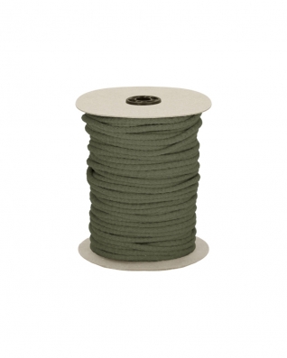 BAUMWOLLE SCHNUR  305 OLIVGRÜN 7 MM 50 LM
