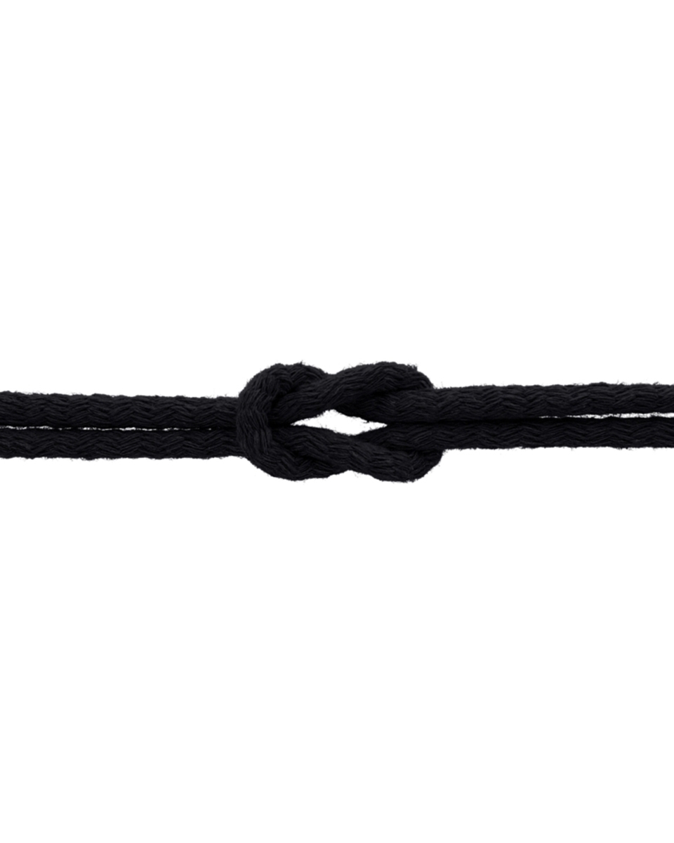 Sznurek bawełniany 8 mm czarny (0099)