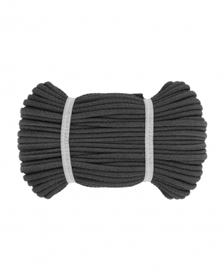 Sznurek bawełniany 8 MM antracytowy (1610)