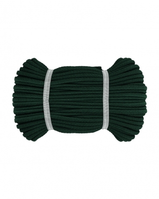 Sznurek bawełniany 8 MM ciemnozielony (1617)