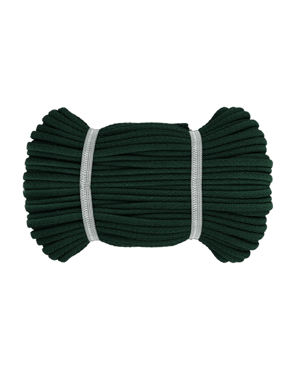 Sznurek bawełniany 8 MM ciemnozielony (1617)