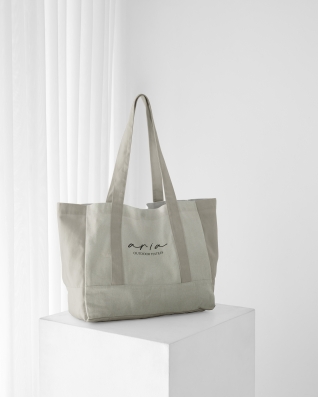 Waterproof Fabric PU*2 with UV coating - Aria Ivory  Cream