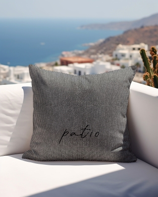 Waterproof Fabric PU*2 with UV coating - Patio Steel Grey