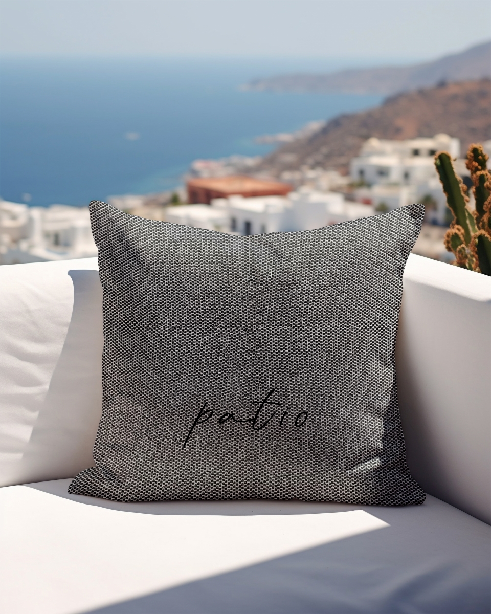 Waterproof Fabric PU*2 with UV coating - Patio Steel Grey Waterproof Fabric PU*2 with UV coating - Patio Steel Grey