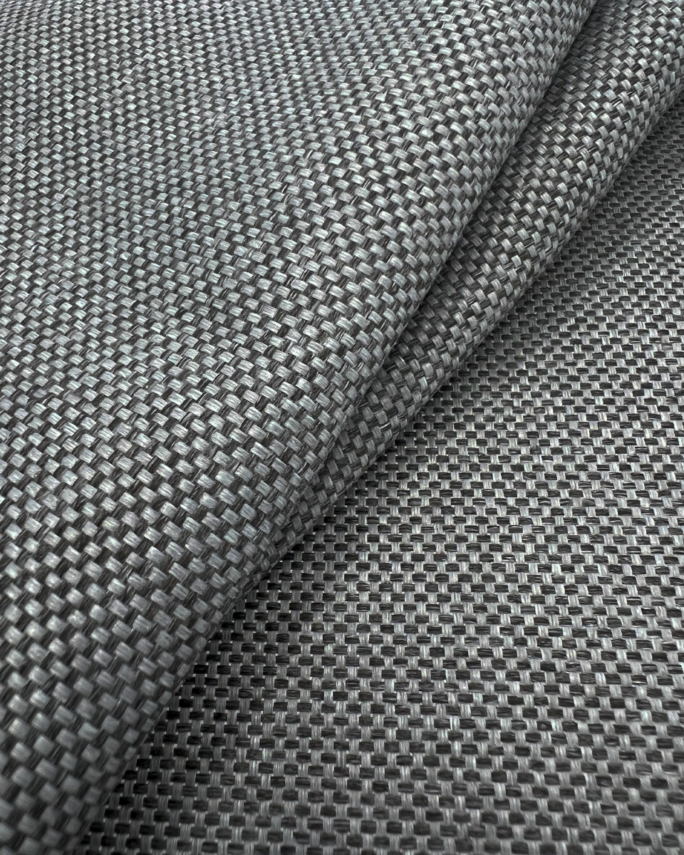 Waterproof Fabric PU*2 with UV coating - Sora Charcoal   Grey