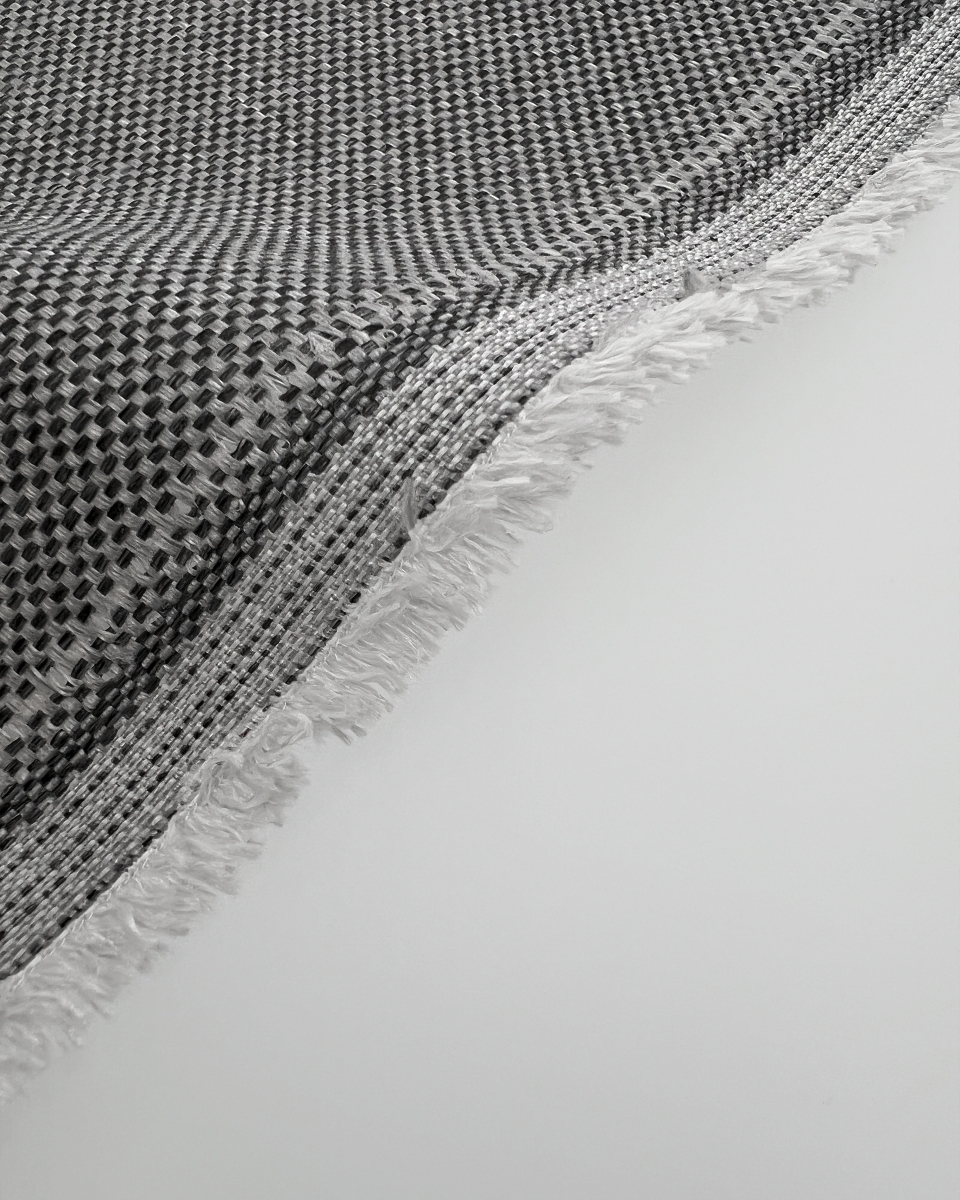 Waterproof Fabric PU*2 with UV coating - Sora Charcoal   Grey