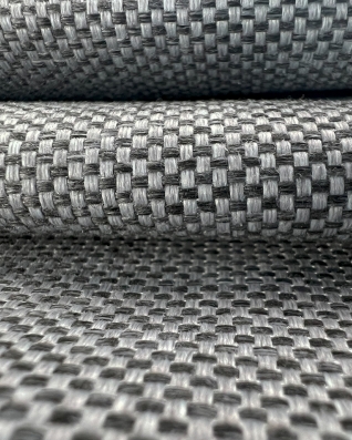 Waterproof Fabric PU*2 with UV coating - Sora Charcoal   Grey