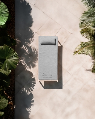 Waterproof Fabric PU*2 with UV coating - Terra Stone   Grey