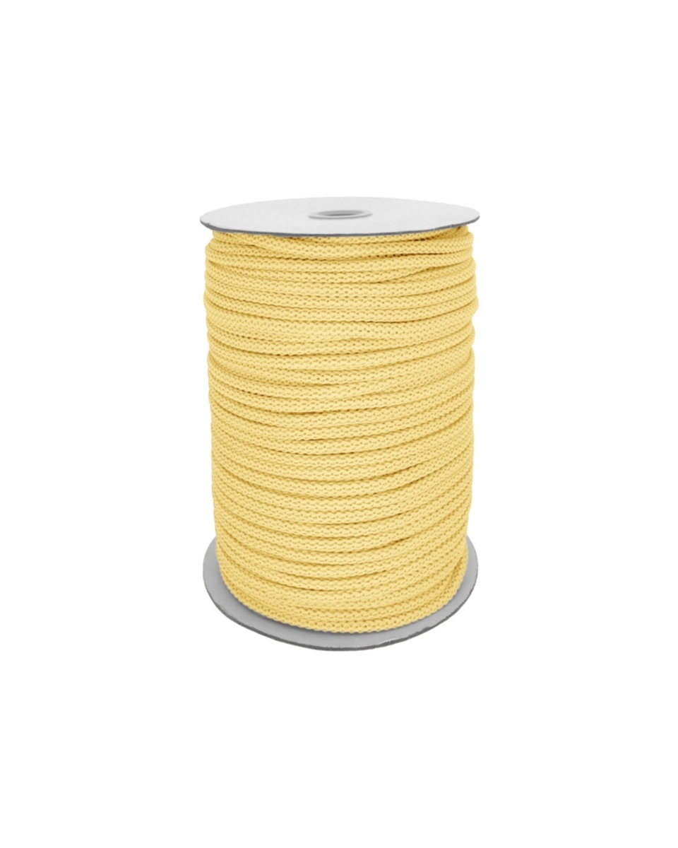 Polyesterová šňůra 6 mm krém (124)