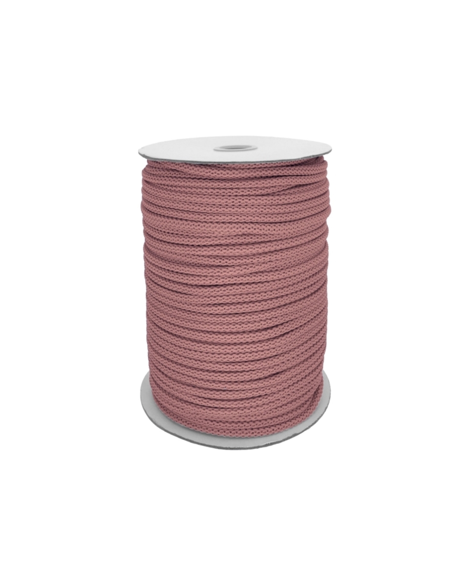 Polyesterschnur 6 mm dunkles schmutziges Rosa (221)