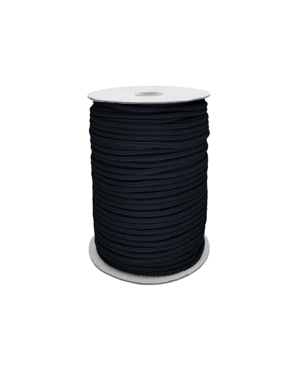 Polyesterová šňůra 6 mm tmavě šedá (301)