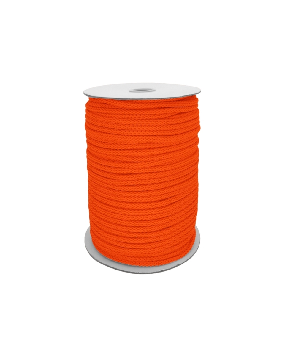 Polyesterová šňůra 6 mm oranžová (523)