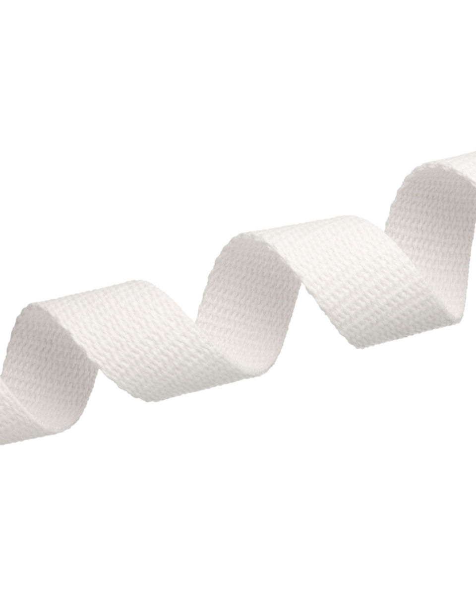 COTTON TAPE 25 MM / 1,65 mm WHITE 501 25 MB