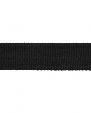 Taśma nośna bawełniana 30 mm / 1,8 mm czarna.