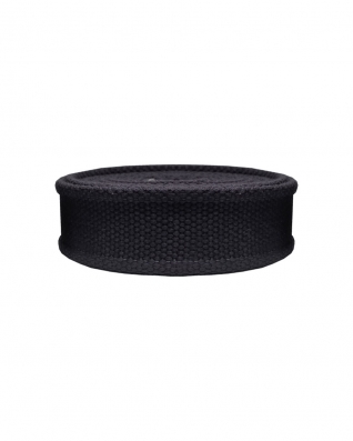 Taśma nośna parciana bawełniana 30 mm / 3 mm czarna 632