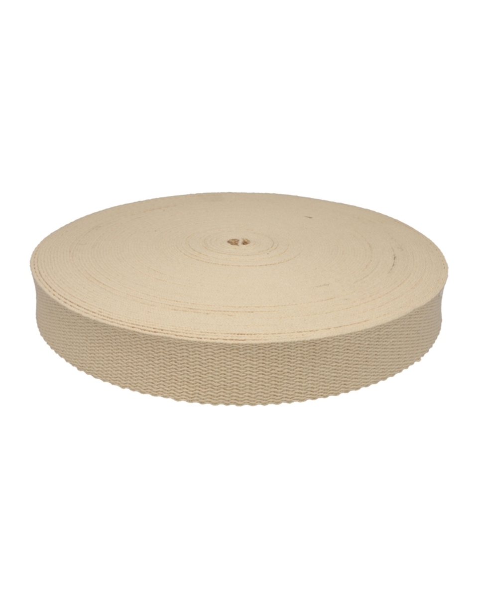 COTTON TAPE 25 MM / 1,8 mm ECRU&nbsp891 25 MB