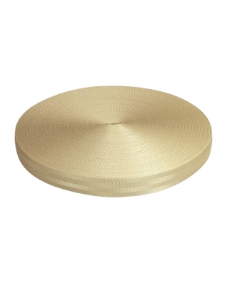 WEBBING 40 MM / 1,38  MM LIGHT BEIGE&nbsp101   PES&nbsp25 MB