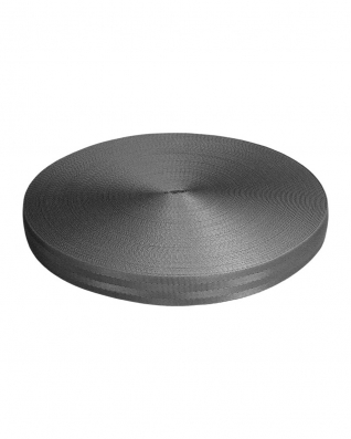WEBBING 25 MM / 1,6 MM GRAPHITE 301 PP 50 MB