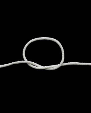 ELASTIC CORD 2 MM WHITE 501 POLYESTER 1250 MB