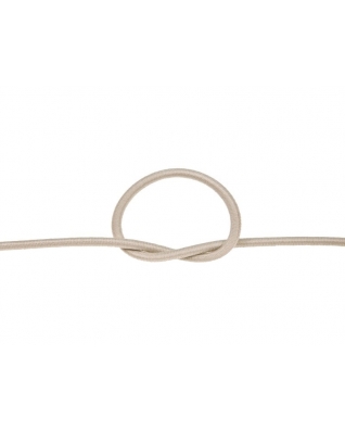 Elastic cord 2 mm light beige 010 polyester 50 mb