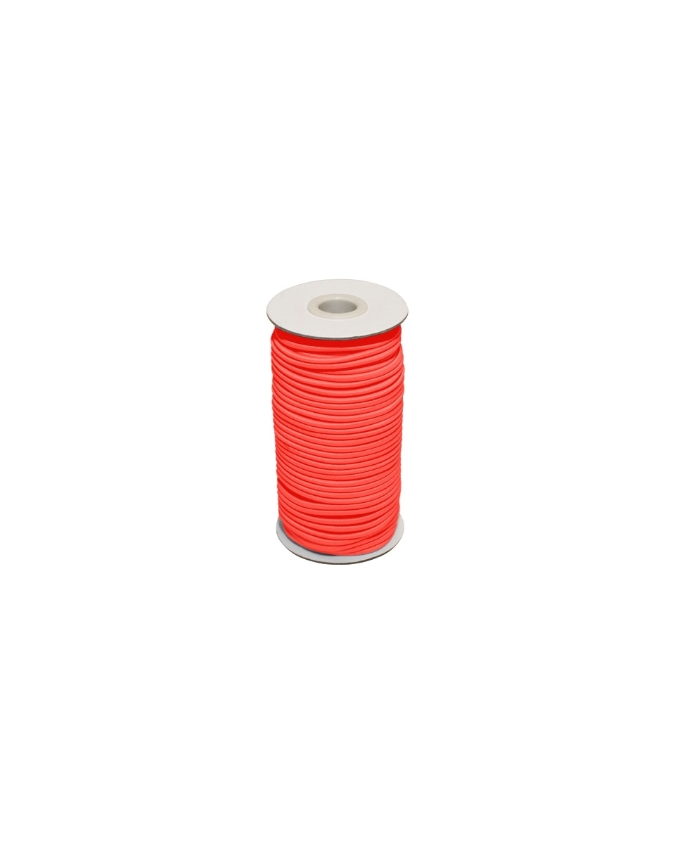 Elastic cord 2 mm orange neon 1002 polyester 50 mb Elastic cord 2 mm orange neon 1002 polyester 50 mb