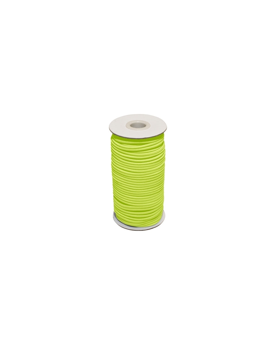 Elastic cord 2 mm yellow neon 1003 polyester 50 mb Elastic cord 2 mm yellow neon 1003 polyester 50 mb